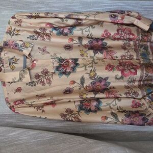 Elle Beige Floral Women's Shirt